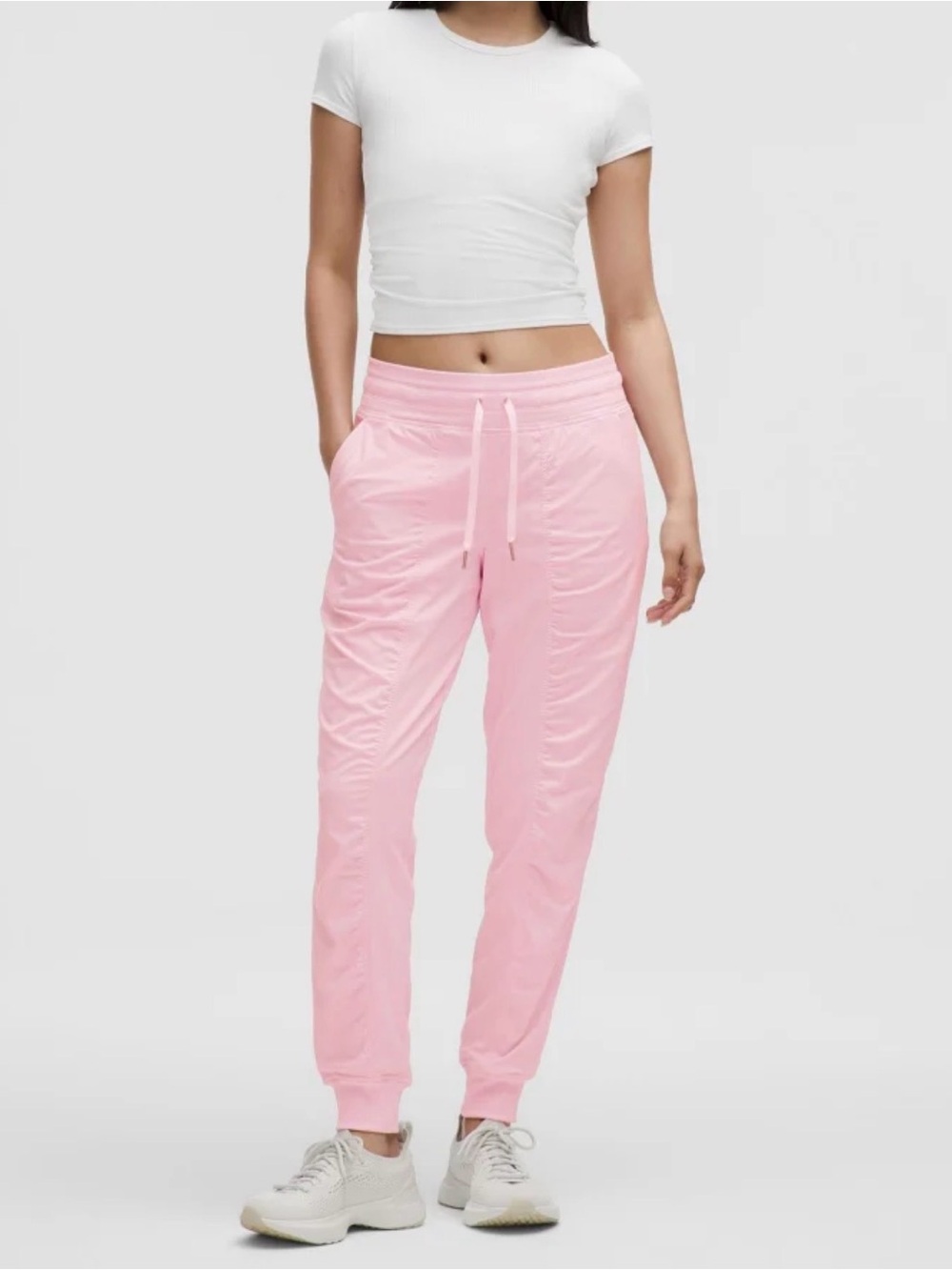 lululemon athletica Light Pink Drawstring Joggers